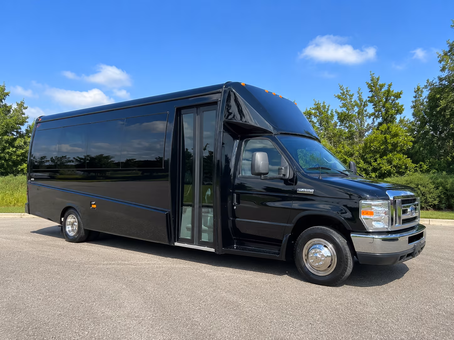fontana spacious charter bus rentals for fontana wedding groups