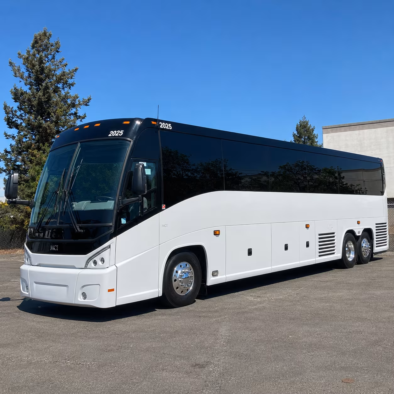hesperia charter bus rental exterior