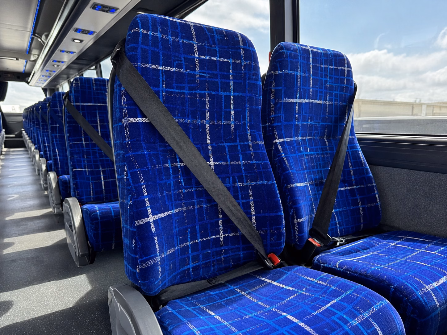 hesperia charter bus rental inside