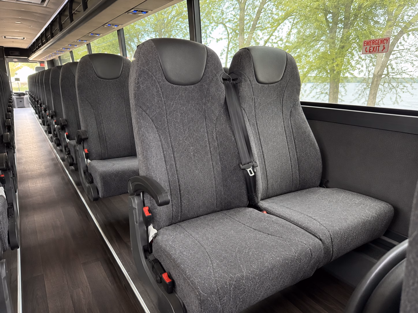 hesperia charter bus rental interior