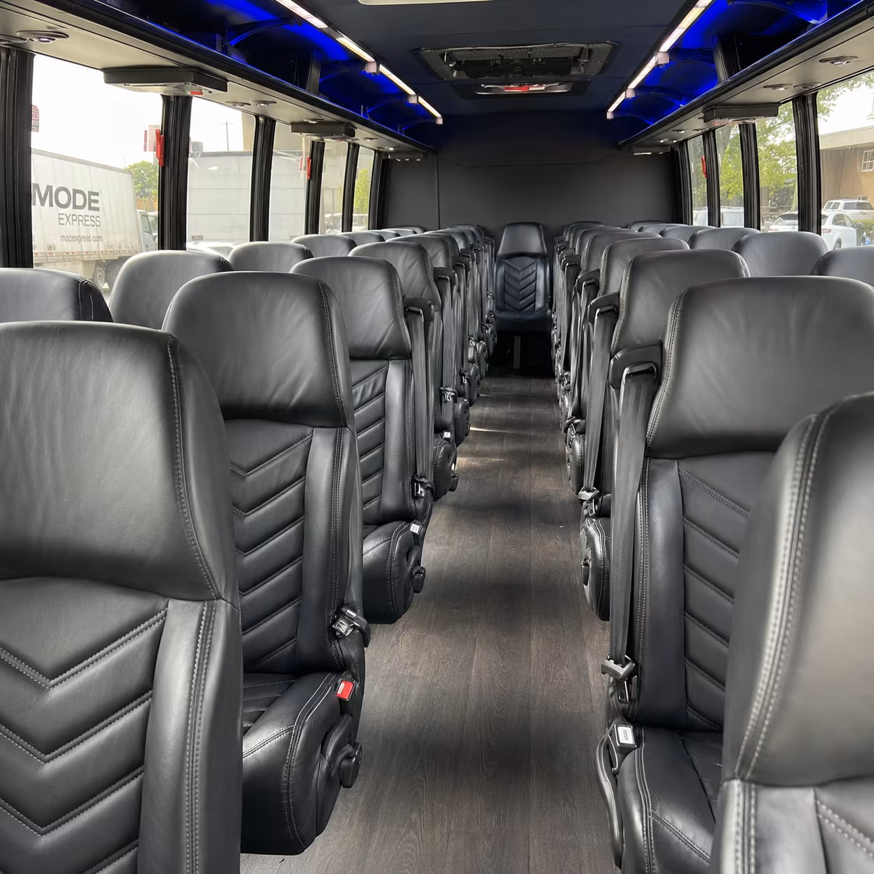 highland wedding shuttle bus rentals