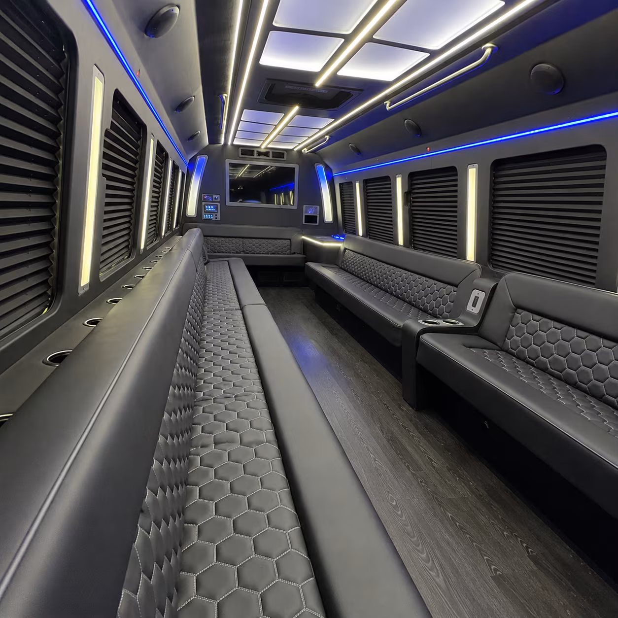 victorville party bus rental interior